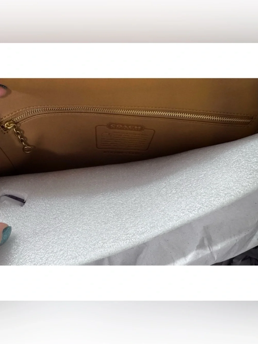 COACH Large Kisslock Frame Bag- RAINBOW Crystal Signature Jacquard